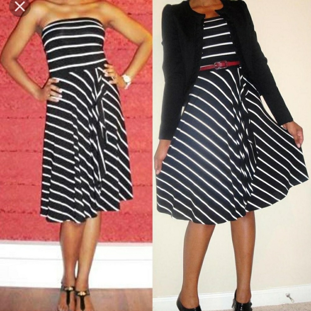 Strapless dress
